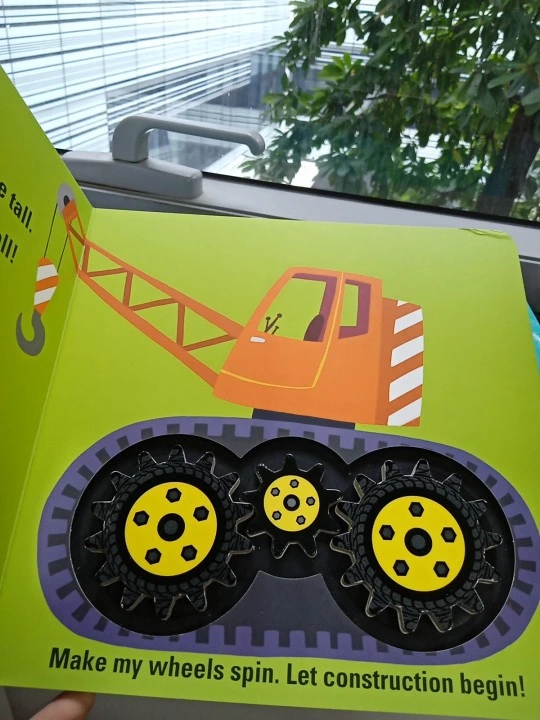 Creative Wheel Board Book for Children Reading Learning