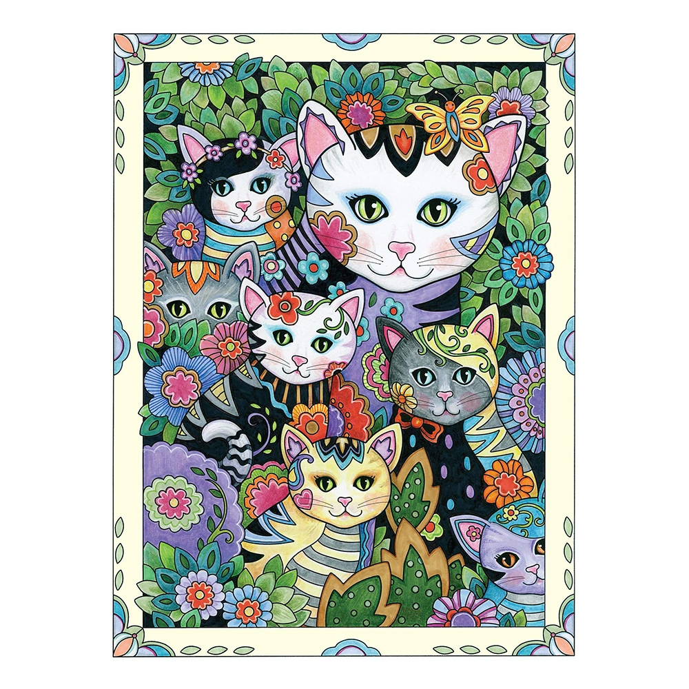 Adult Coloring Creative Kittens Coloring Book