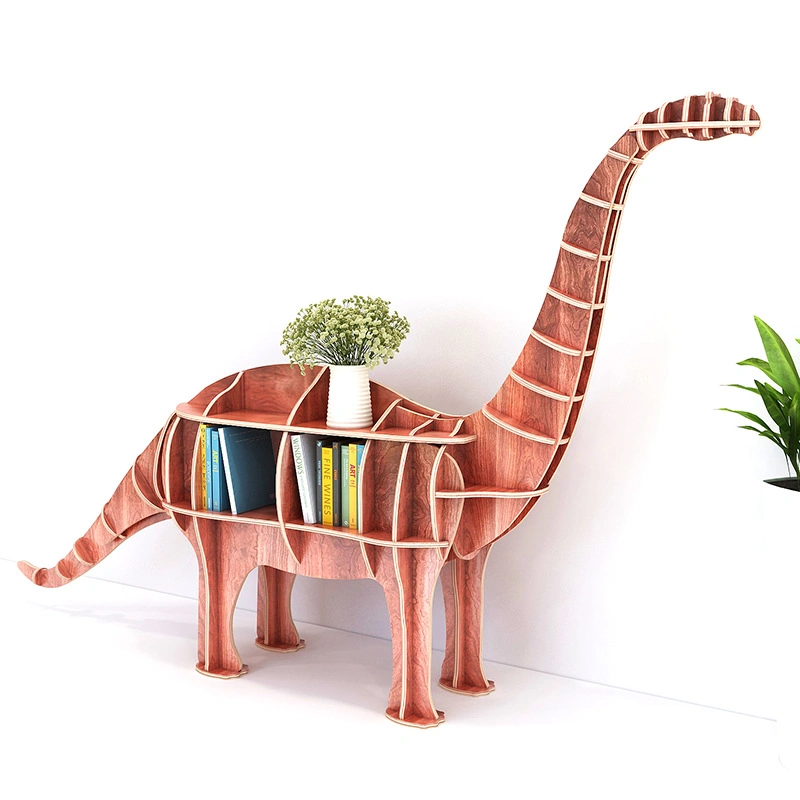 Wooden Animal Style Free Standing Display Rack Home Office Baby Items