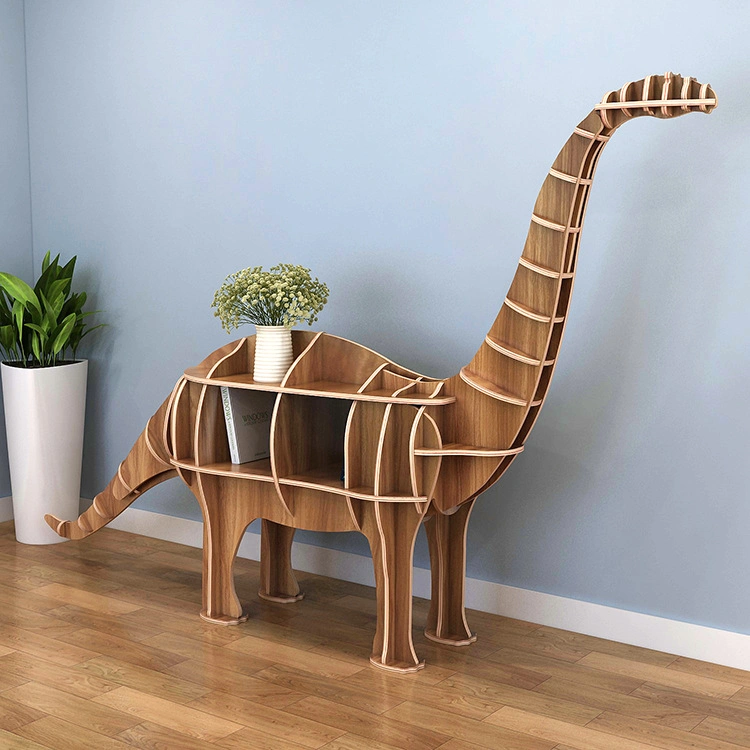 Wooden Animal Style Free Standing Display Rack Home Office Baby Items