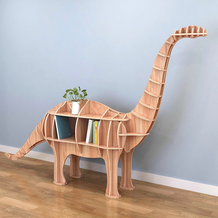 Wooden Animal Style Free Standing Display Rack Home Office Baby Items