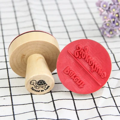 Wooden Toy Wooden Stamp for Kids DIY Crafts