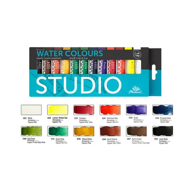 Back to School 10X22ml Watercolor Paint Different Colors Office Stationery Set for Artist and Students